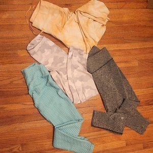 Leggings / joggers (4) bundle - size xs/small